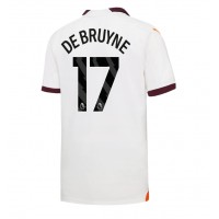 Manchester City Kevin De Bruyne #17 Udebanetrøje 2023-24 Kortærmet